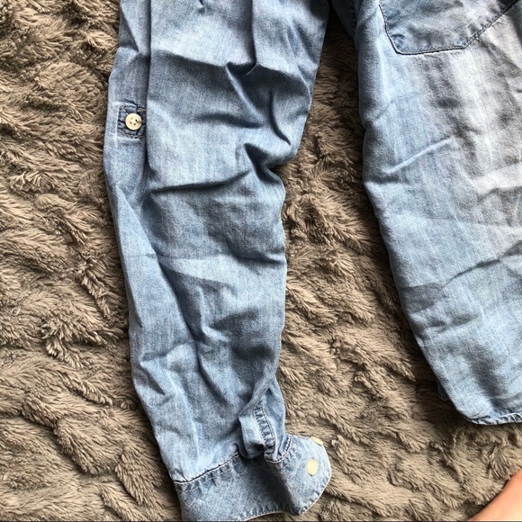 Harper Like Denim Button Down Shirt - Picture 3 of 6